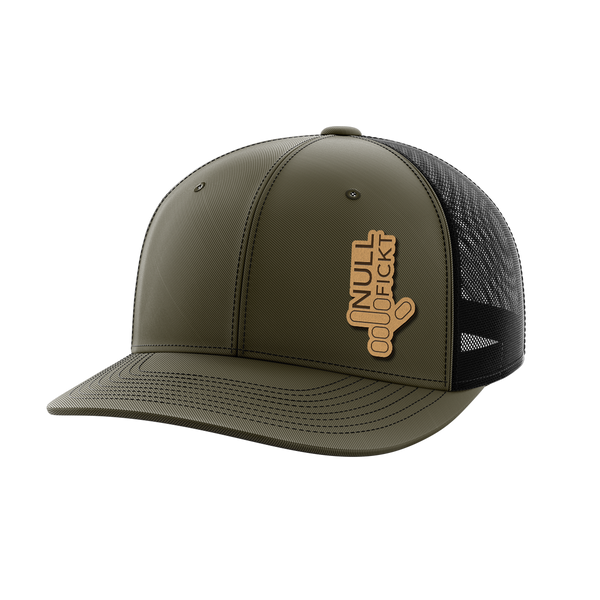 Leather Works Military Green/Black Hat