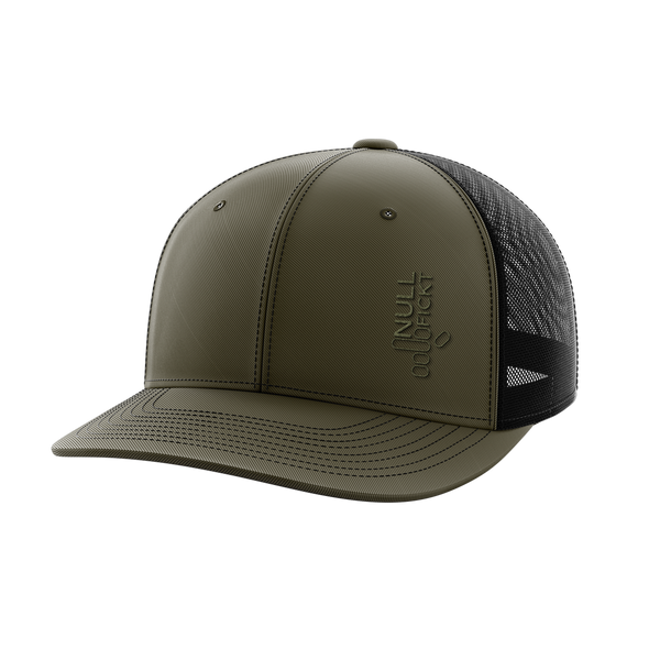 Find Me, Mother Trucker Military Green Stich Hat